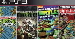 Teenage Mutant Ninja Turtles Games for PS3