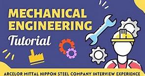 Arcelor Mittal Nippon Steel Company interview experience