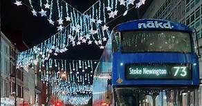 London walk - Oxford Street Christmas Lights 2023 Switched on! London Walking tour Night, 2023, 4k