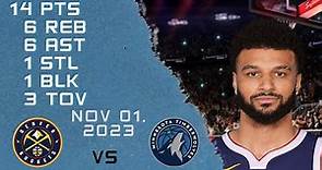 Jamal Murray player Highlights NUGGETS vs TIMBERWOLVES NBA Regular season game 01-11-2023