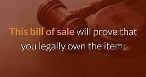 Bill of Sale Template - How to Prepare a Bill of Sale Properly?