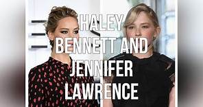 Haley Bennett And Jennifer Lawrence