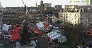 25 November 2023 - Glasgow's George Square webcam