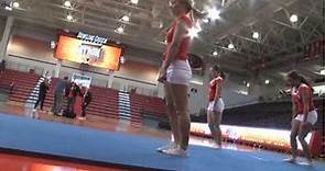 Bowling Green State University BGSU Cheerleading - STUNT Practice