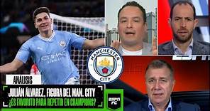ANÁLISIS Manchester City inició a ritmo de campeón en Champions. Doblete de Julián Álvarez | ESPN FC