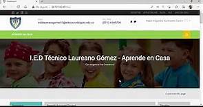 Cómo se suben las tareas a la plataforma Moodle 2021 I.E.D. Colegio Técnico Laureano Gómez.