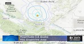 Magnitude-3.6 Quake Hits Grapevine Area
