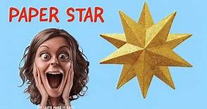 🌟✨ How To Make Christmas Star | Diy Christmas Star At Home | Christmas Star | Paper Star Craft ✨🌟