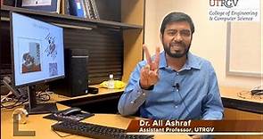 New Faculty Profile: Dr. Ali Ashraf!