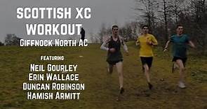 Scottish XC Workout - Giffnock North AC - 10 x 1min