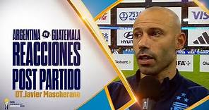 Javier Mascherano y las rotaciones de Argentina ante Guatemala | Telemundo Deportes