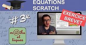 Prépare ton BREVET : Equations - Scratch
