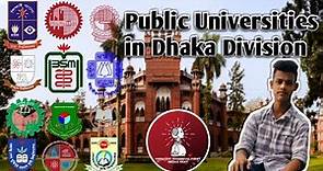 Public Universities in Dhaka Division II BUET II DUET II DU II BSMMU II Creative Technical Point
