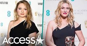 Kate Winslet's Daughter Mia Threapleton Looks JUST LIKE MOM At BAFTAs Pre-Party