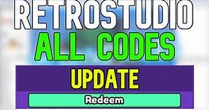 New RetroStudio Codes | Roblox RetroStudio Codes (January 2024)