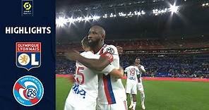 OLYMPIQUE LYONNAIS - RC STRASBOURG ALSACE (3 - 1) - Highlights - (OL - RCSA) / 2021-2022