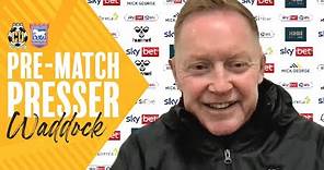 🗣 "It's an opportunity to freshen up the side" | Gary Waddock Speaks Ahead of Ipswich Town Clash