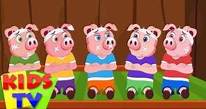 five little piggys | 5 little piggies | kids tv nursery rhymes | baby and children songs