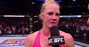 UFC 184: Holly Holm Octagon Interview