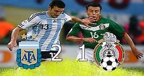 Argentina 2 vs México 1 - Octavos de final Copa del Mundo 2006 - Partido Completo