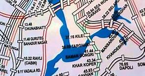 Mumbai Railway Map With Distance