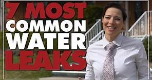 Where to Find Water Leaks: 7 Places to Check for Water Leaks, Most Common Water Leaks in Your House