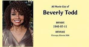Beverly Todd Movies list Beverly Todd| Filmography of Beverly Todd