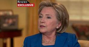 Hillary Clinton's One-on-One With Diane Sawyer