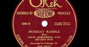 1926 HITS ARCHIVE: Muskrat Ramble - Louis Armstrong Hot Five