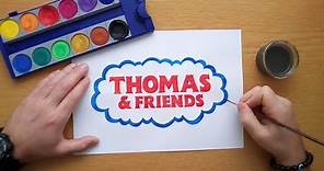 Thomas & Friends logo - Thomas the Tank Engine - painting