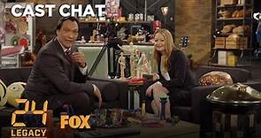 Jimmy Smits & Miranda Otto Get To Know Each Other In The FOX Lounge | Season 1 | 24: LEGACY