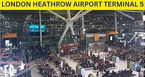 LONDON HEATHROW AIRPORT TERMINAL 5 | BRITISH AIRWAYS | LONDON | UK | BINU