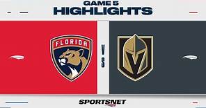Stanley Cup Final Game 5 Highlights | Panthers vs. Golden Knights - June 13, 2023