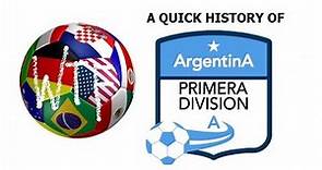 WTF: Argentine Premier League History