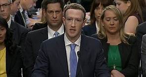 'I'm sorry', Mark Zuckerberg tells US Congress over Facebook data breach | ITV News