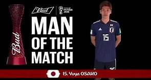 Yuya OSAKO (Japan) - Man of the Match - MATCH 16