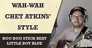 Rockabilly guitar lesson - Wah-Wah, Chet Atkins' Style