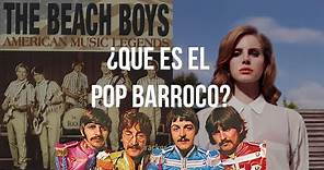 ¿Que es el pop barroco?