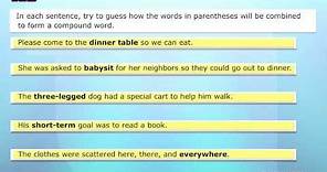 Compound Words: Everything You Need To Know! *Grammar for Kids*