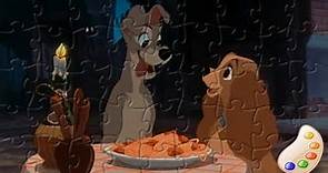 Lady and the Tramp Disney Fun Kids Puzzle