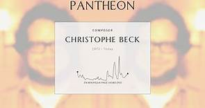 Christophe Beck Biography - Canadian composer and conductor