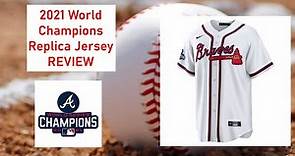 Atlanta Braves Jersey Review - Nike White 2021 World Series Champions Replica Jersey