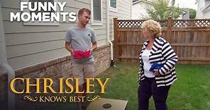 Chrisley Knows Best | Chase Teaches Nanny To Play Cornhole | Funny Moment | S7 Ep25 | on USA Network