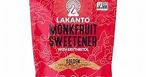 Lakanto Golden Monk Fruit Sweetener with Erythritol - Raw Cane Sugar Substitute, Coffee Tea, Baking, Zero Calorie, Keto Diet Friendly, Zero Net Carbs, Extract, Sugar Replacement (Golden - 3 lb)