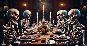 Spooky Skeleton Dinner Party | The Skeleton Feast