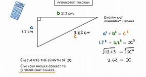 GCSE Maths - Pythagoras' Theorem And How To Use It #120