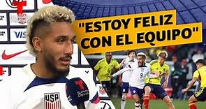 Jesús Ferreira: "Estoy feliz con el equipo" | USA vs. Colombia | USMNT | Telemundo Deportes