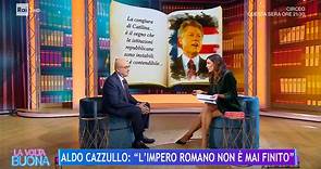 Aldo Cazzullo, l'ultimo libro dedicato all'Impero romano - La Volta Buona 14/11/2023