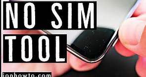 How to Remove SIM Card Without Tool