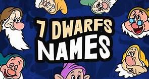 Seven Dwarfs Names & Their Unique Personalities